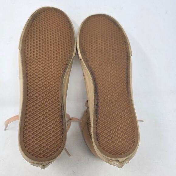 Vans Womens Sk8-Hi Beige Perforated High-Top Sneakers Size 9.5 - Picture 7 of 8